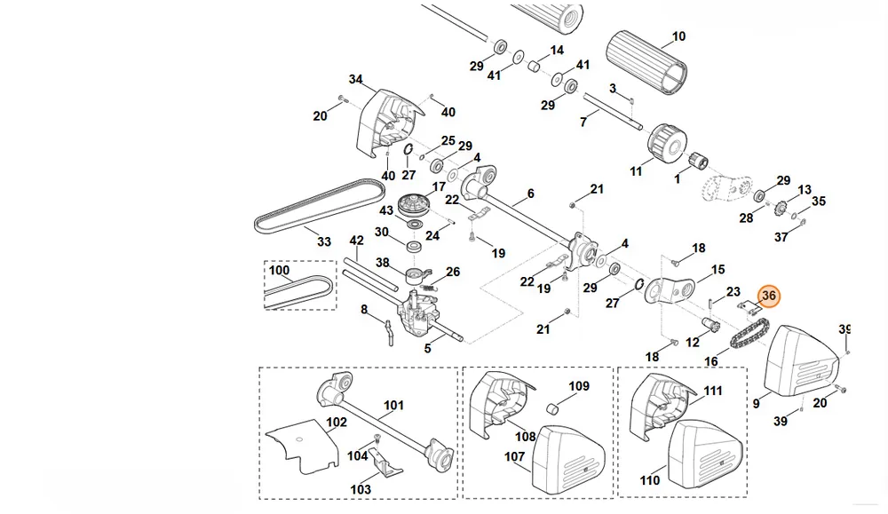 Nowość w ofercie | STIHL Zamek łańcucha 3/8"x7/32" 0000 881 3878