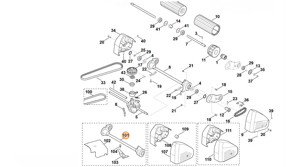 Świetna oferta - STIHL Oś 6375 700 2412