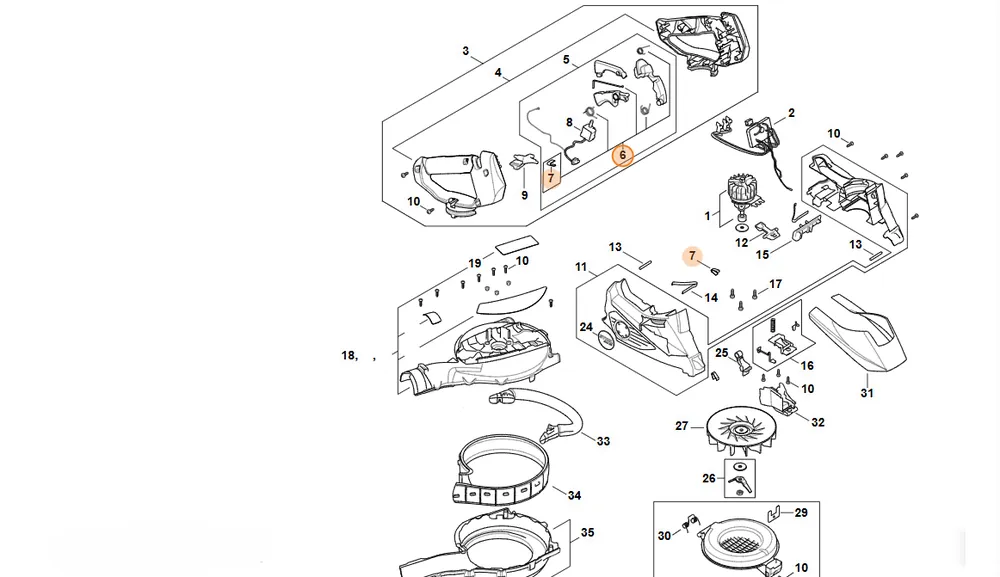 STIHL Zestaw elementów mocujących SA02 007 1300 | Ekspresowa dostawa