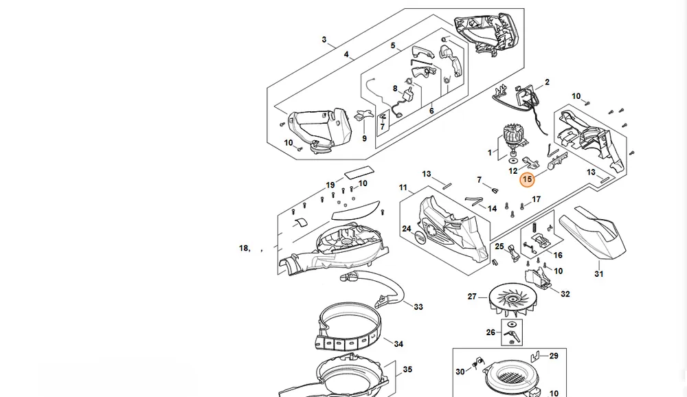 STIHL Płytka zestykowa SA02 404 0801 | Niska cena