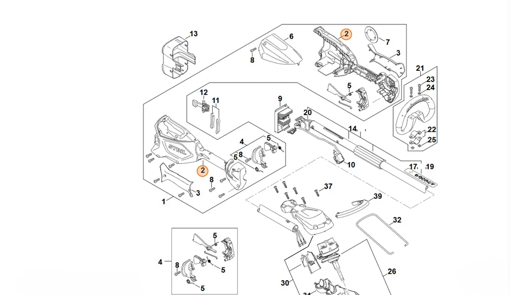 Dodaj do koszyka - STIHL Korpus rękojeści FA04 790 1001