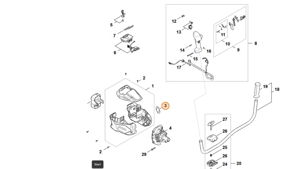 STIHL Tabliczka z typem urządzenia FSA 80 FA08 967 1510 - Profesjonalna jakość