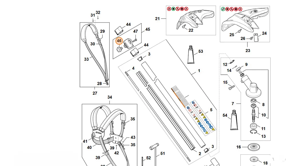 Bestseller | STIHL Uchwyt gwiaździsty FA08 792 0100