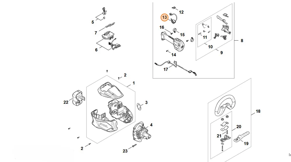 STIHL Przełącznik FA08 430 0500 | Na stanie