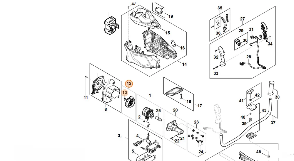 STIHL Koło łopatkowe wentylatora FA01 600 3200 | Sprawdź teraz