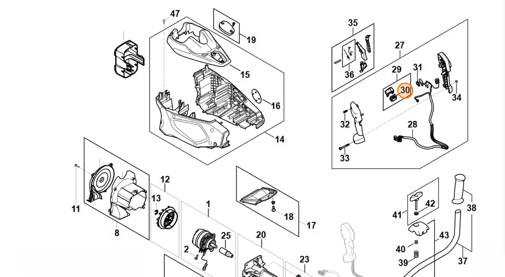 Okazja cenowa | STIHL Przełącznik FA01 430 0502