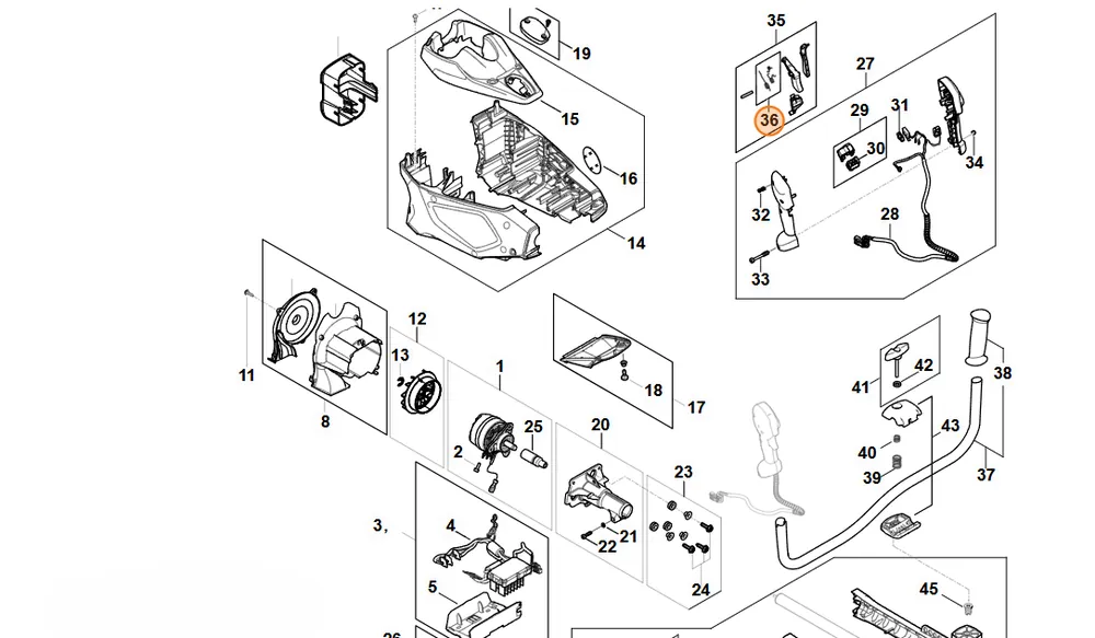 STIHL Zestaw elementów mocujących FA01 007 1300 - Wysyłka od ręki