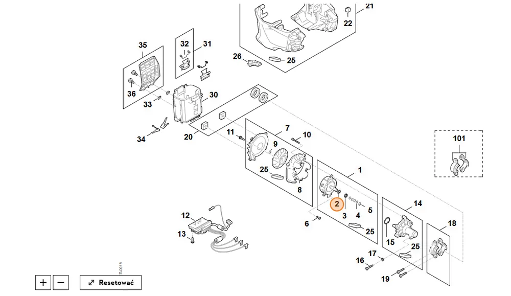 Wysoka jakość - STIHL Podkładka wyrównawcza FA03 608 1100