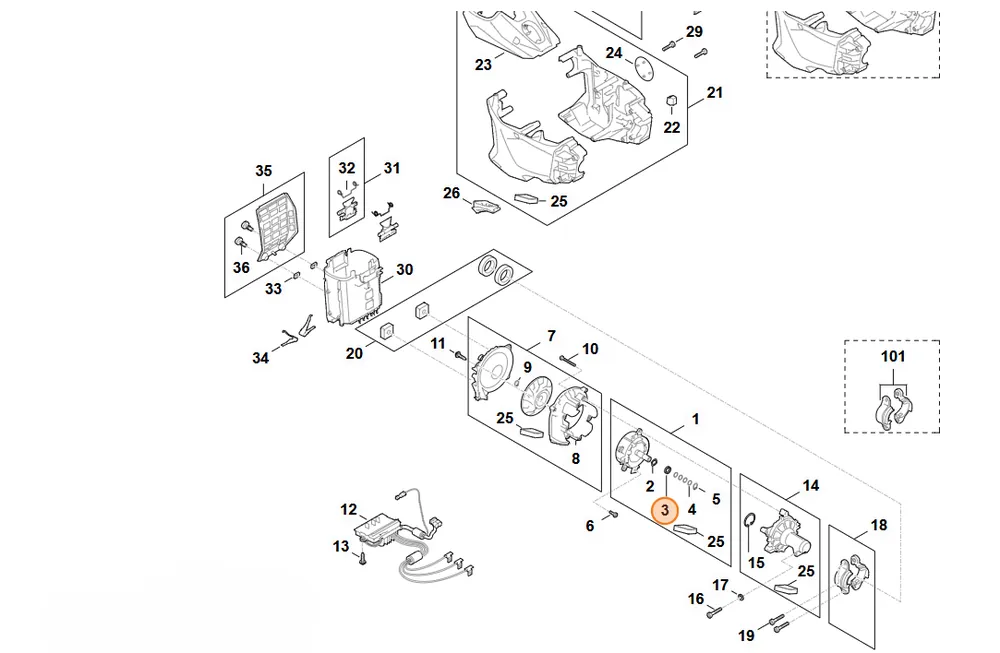 STIHL Tulejka FA03 608 3800 | Produkt polecany