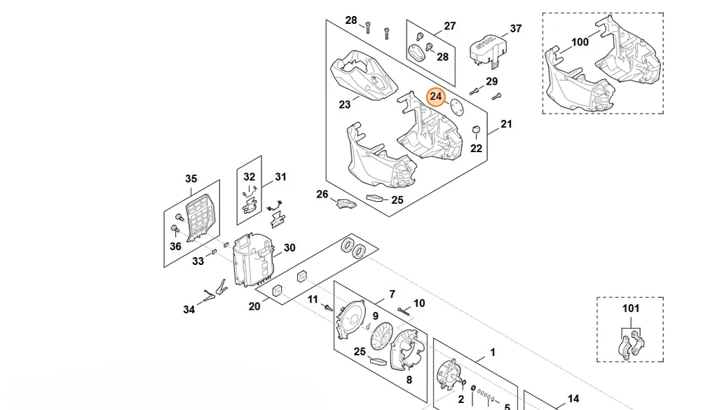 STIHL Tabliczka z typem urządzenia FSA 200 FA03 967 1500 | Już w sprzedaży
