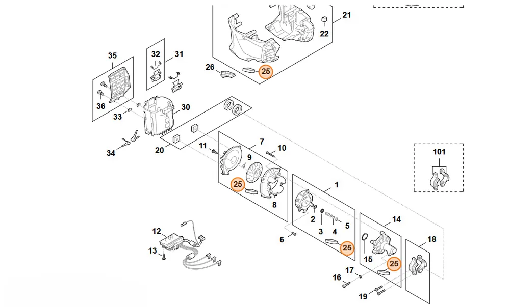 STIHL Wkład z pianki syntetycznej FA03 403 2400 - Bestseller