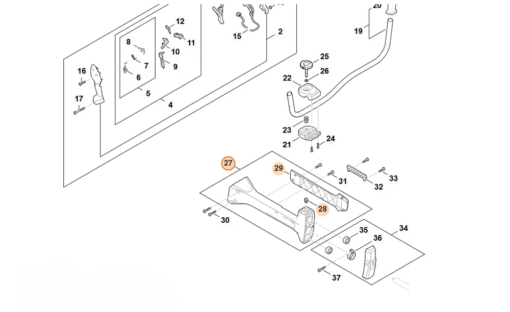 STIHL Obudowa AV (antywibracyjna) FA03 790 0902 - Ostatnia szansa