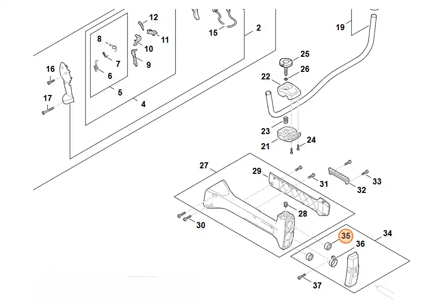 STIHL Amortyzator gumowy FA03 792 9300 - Sprawdzony produkt