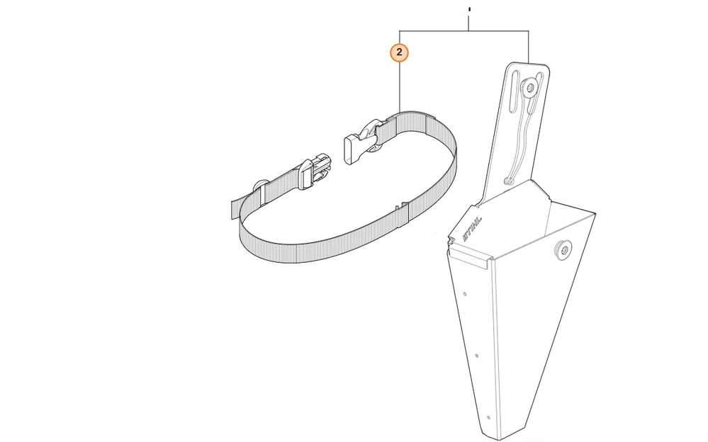 Megacena | STIHL Opaska na nogę GA04 491 3400