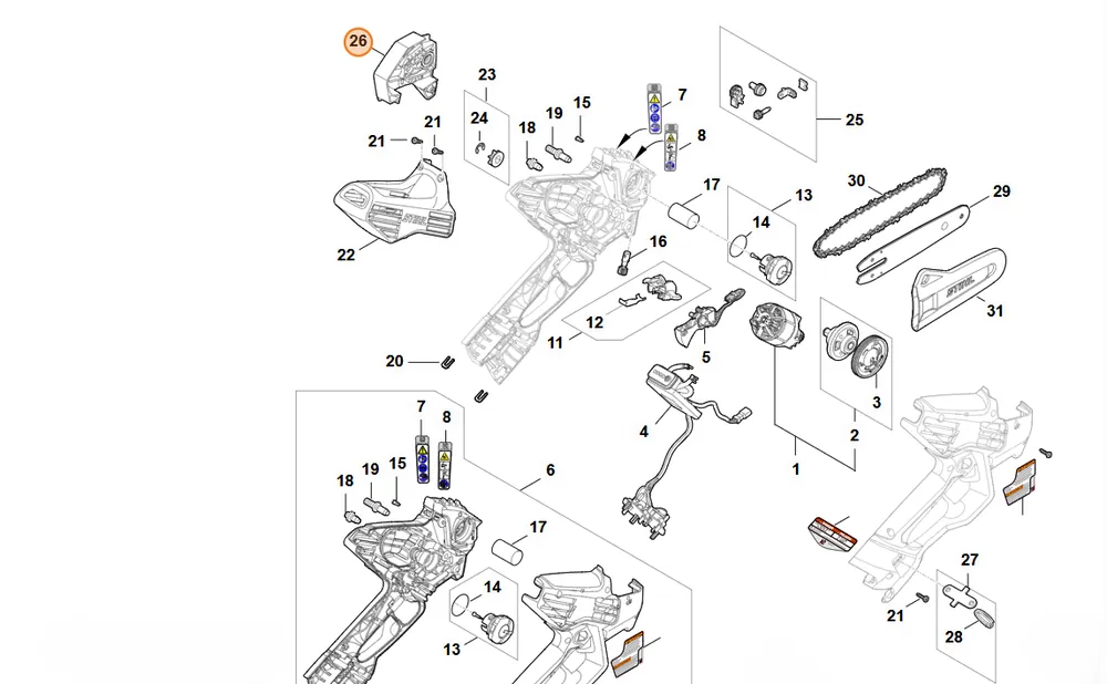 Produkt ceniony przez klientów | STIHL Pokrywa koła napędu łańcucha GA04 640 1700