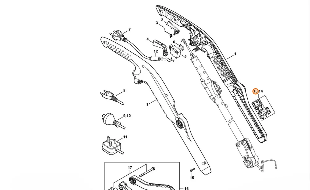 STIHL Tabliczka informacyjna FSE 52 4816 967 1800 | Ekspresowa dostawa