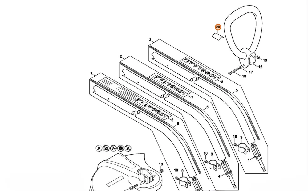 Produkt polecany - STIHL Okładzina cierna 4140 792 0800