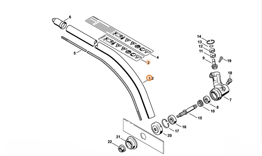 STIHL Wysięgnik Ø 25,4 mm x 1,5 m 4137 710 7114 - Produkt ceniony przez klientów