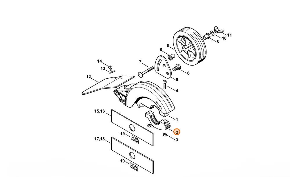 STIHL Element zaciskowy 4137 716 6500 - Hit sprzedażowy