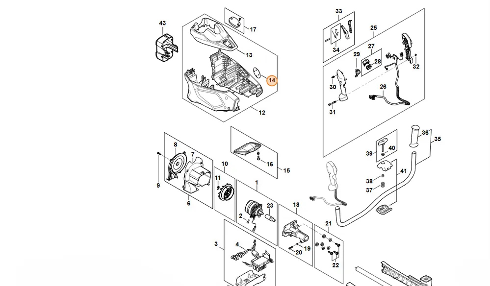 Cena fabryczna | STIHL Tabliczka z typem urządzenia FA02 967 1503