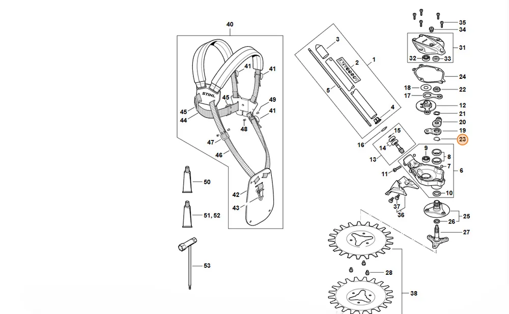 Bezpośrednio z fabryki | STIHL Pierścień zabezpieczający 20x1 9455 621 2149