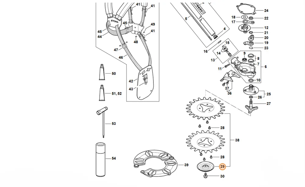 STIHL Tarcza talerzowa 4180 713 3101 - Na stanie