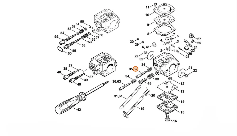 Nowy produkt | STIHL Główna śruba regulacyjna 4116 122 6700