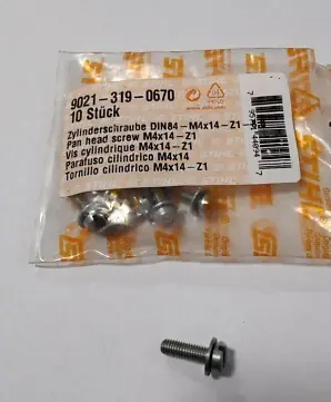STIHL Śruba z łbem cylindrycznym M4x14-Z1 9021 319 0670 - Ostatnie dni promocji