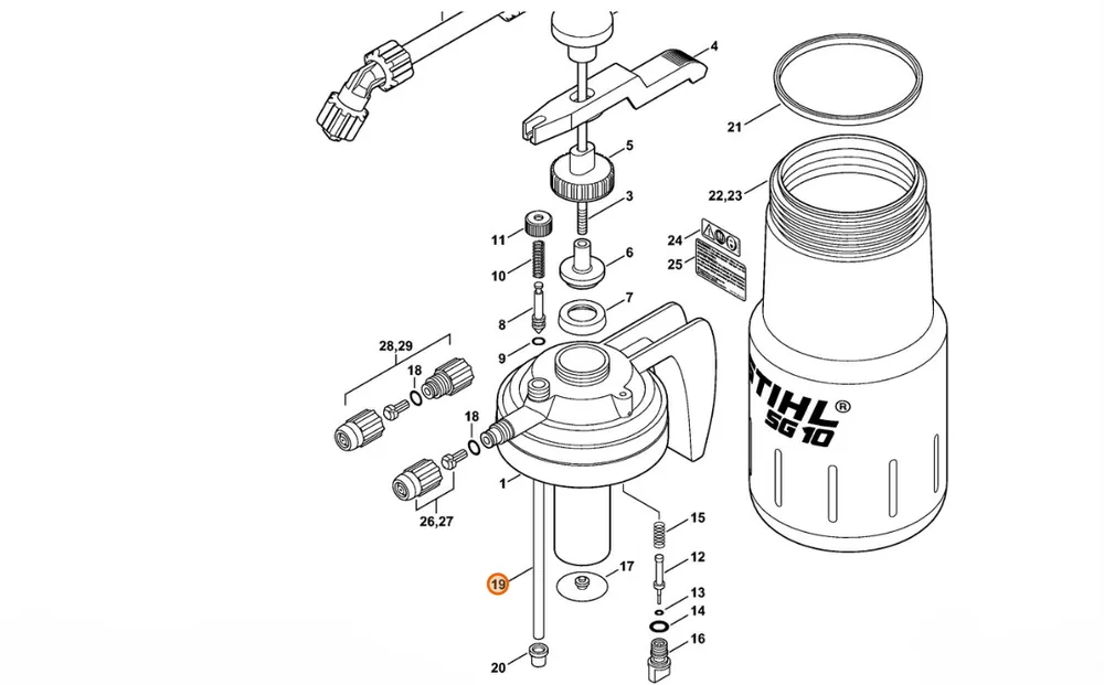 Ekspresowa dostawa - STIHL Rura ssąca 4247 708 3500