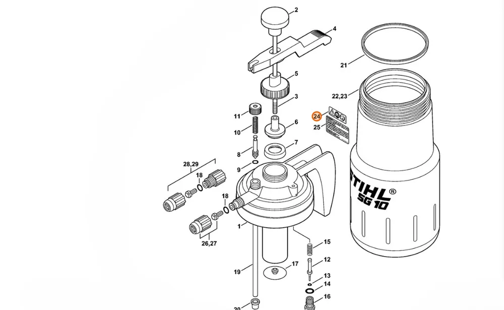 Szybka dostawa - STIHL Naklejka informacyjna 0000 967 3706