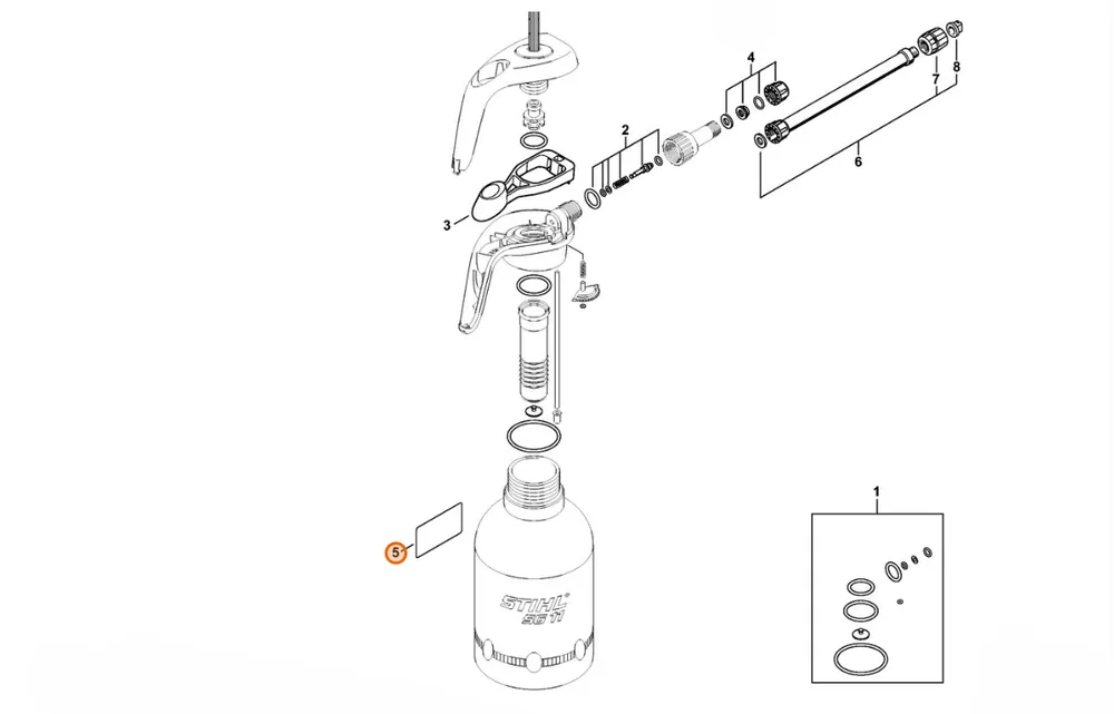 Bardzo popularny produkt - STIHL Tabliczka ostrzegawcza 4255 967 4002