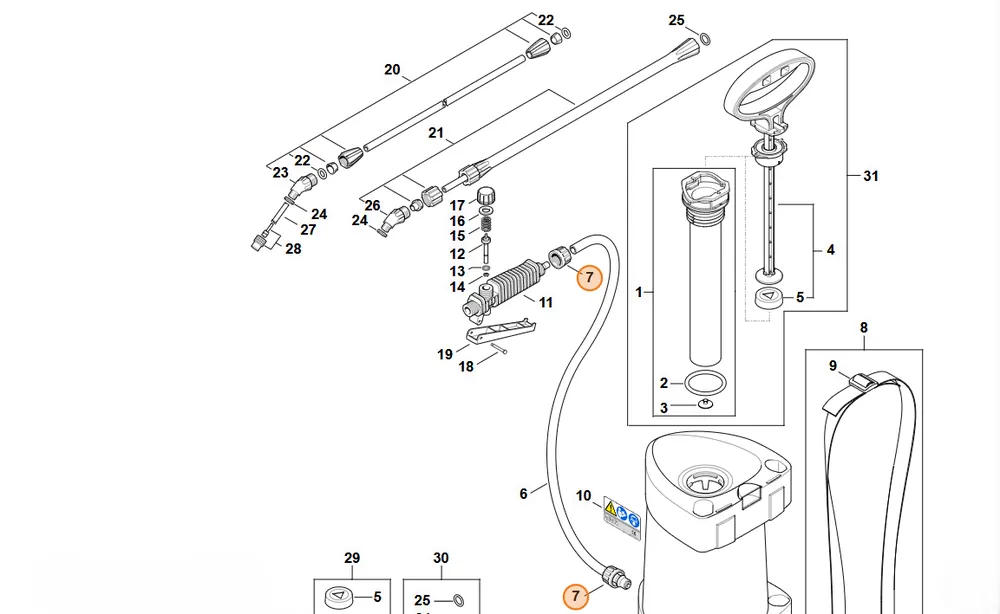 Cena po obniżce | STIHL Nakrętka kołpakowa 4255 708 3101