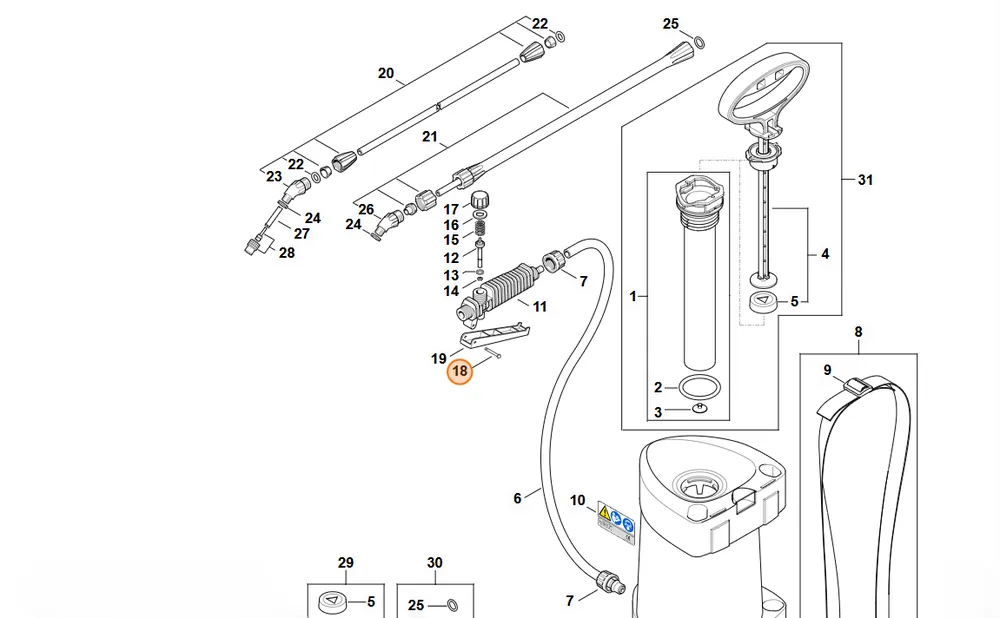 Najwyższa jakość - STIHL Oś 4255 503 2200