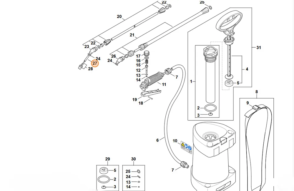 STIHL Filtr 4255 502 0702 - Końcówka serii