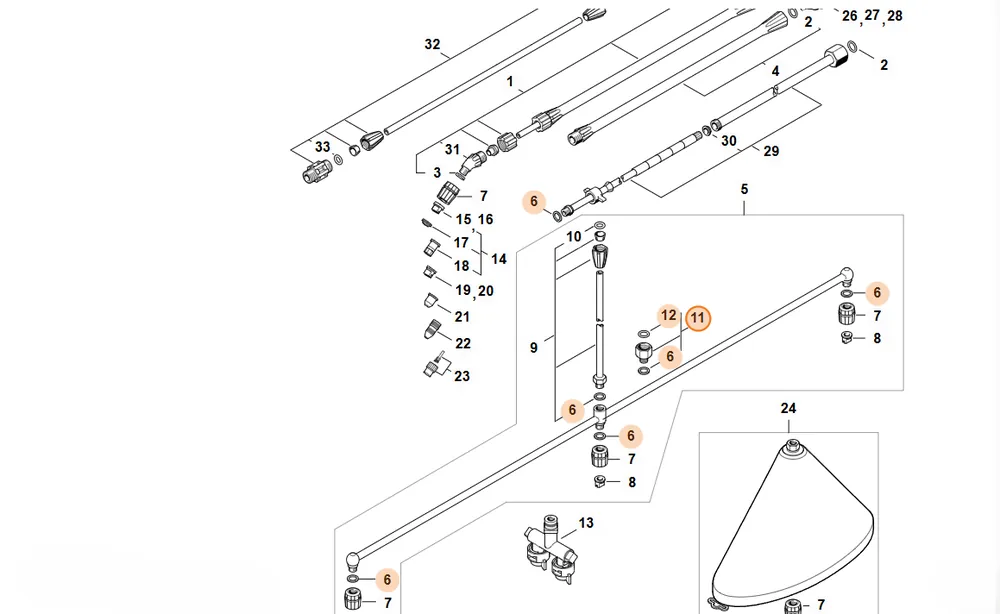 W sprzedaży - STIHL Element łączący 4255 503 1200