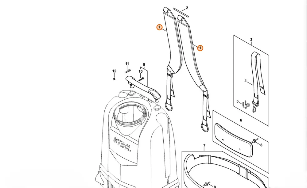 Nowość w sklepie - STIHL Pas nośny 4255 710 9006