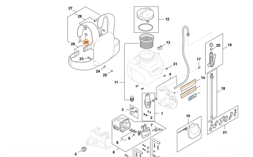 Sprawdzony wybór - STIHL Śruba z łbem okrągłym M6x10 9110 391 1250