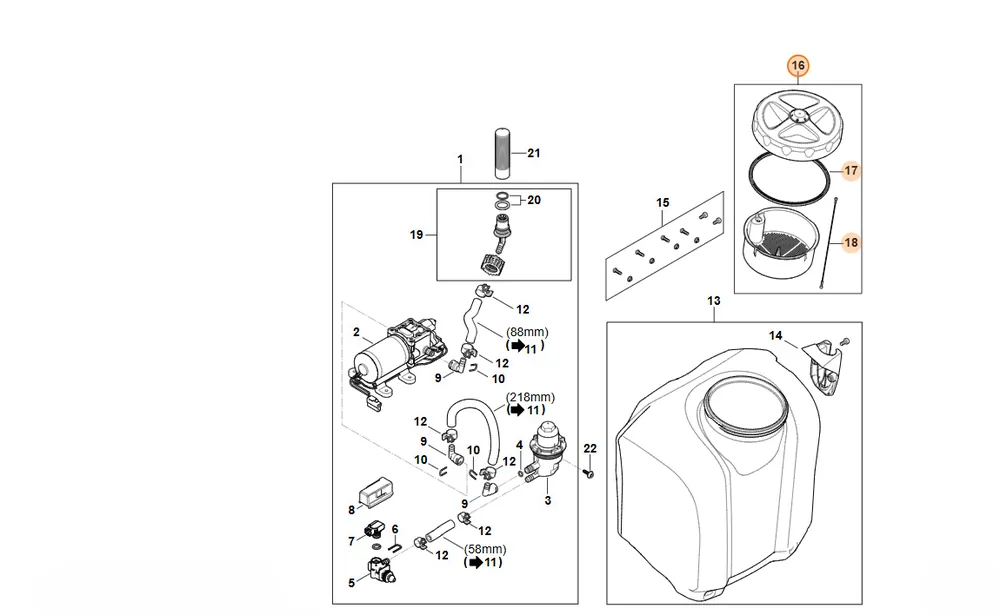 STIHL Pokrywa pojemnika 4854 700 0900 - Nie przegap