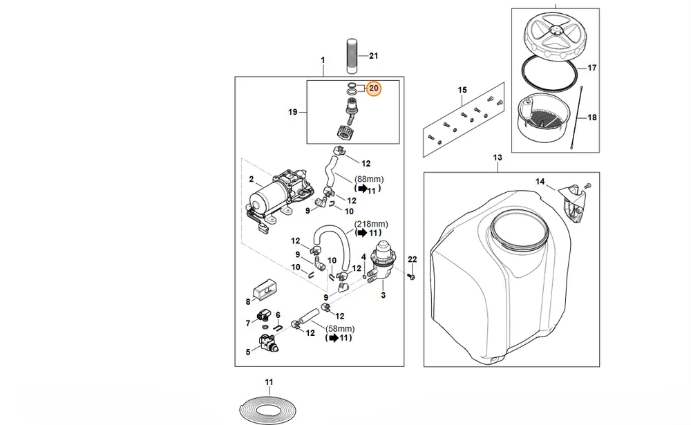 STIHL Zestaw uszczelek 4854 007 1600 | Hit sprzedaży