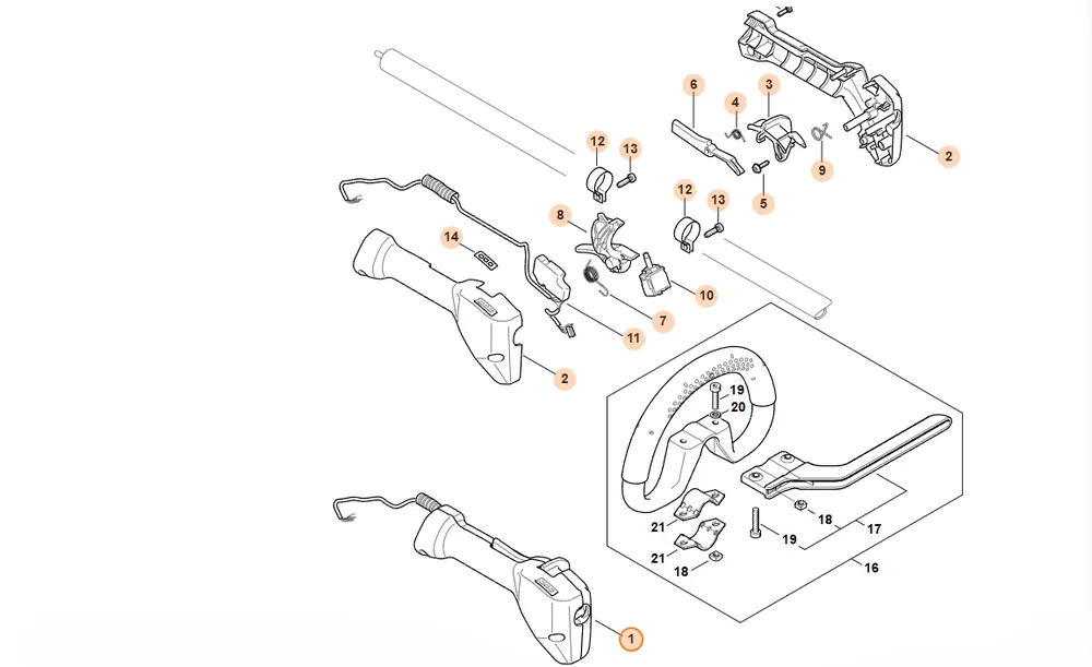 STIHL Rękojeść manipulacyjna 4867 790 1330 - Super okazja
