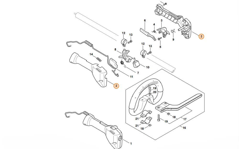 STIHL Uchwyt 4867 790 0520 - Outlet