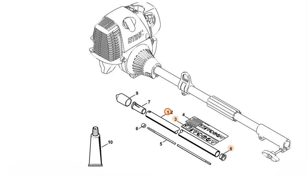 Ostatnie dni promocji - STIHL Wysięgnik Ø 25,4 mm 4601 710 7104