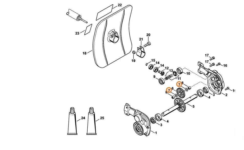 Od ręki | STIHL Podkładka 0000 958 0531