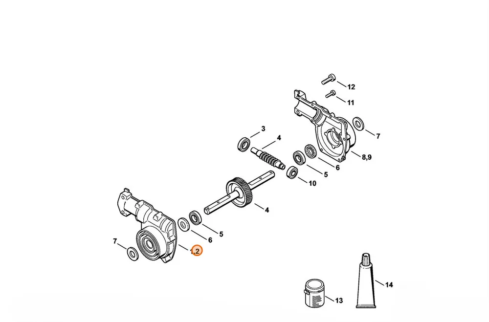 Bezpośrednio z fabryki - STIHL Obudowa przekładni 4601 641 0301