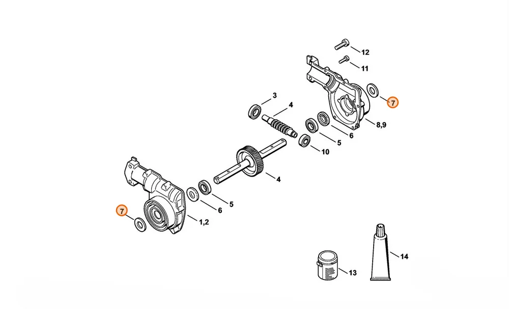 STIHL Podkładka dystansowa 4601 642 8700 - Jakość premium