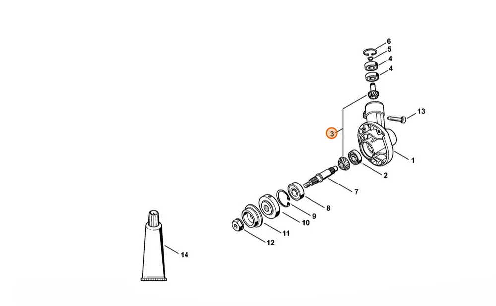 STIHL Zestaw zębnika 4180 640 7302 | Okazja