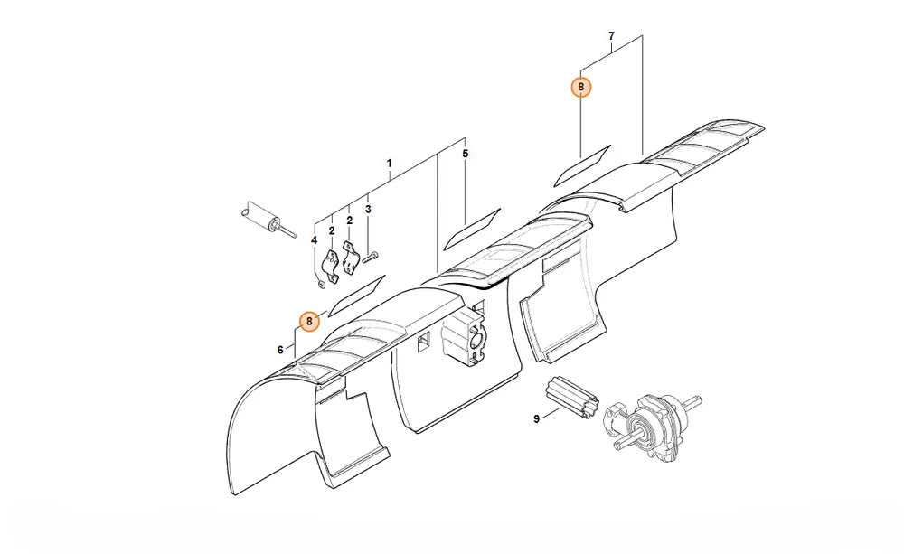 STIHL Tabliczka ostrzegawcza MM 55 0000 967 7320 - Sprawdzony wybór