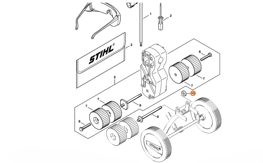 Jeszcze taniej | STIHL Pierścień 0000 961 1004
