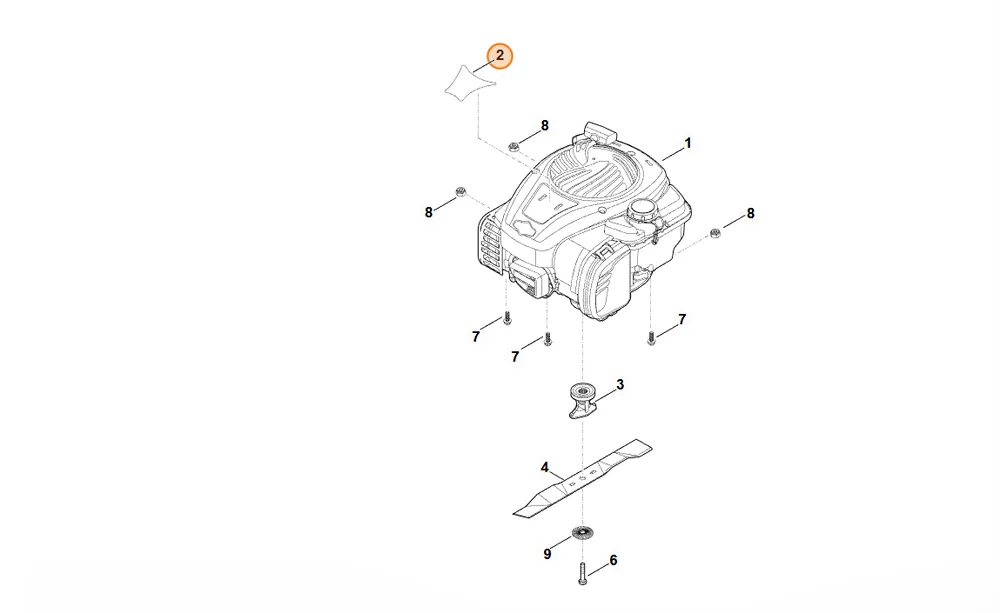 STIHL Tabliczka znamionowa RM 2 R 6357 967 1500 - Outlet