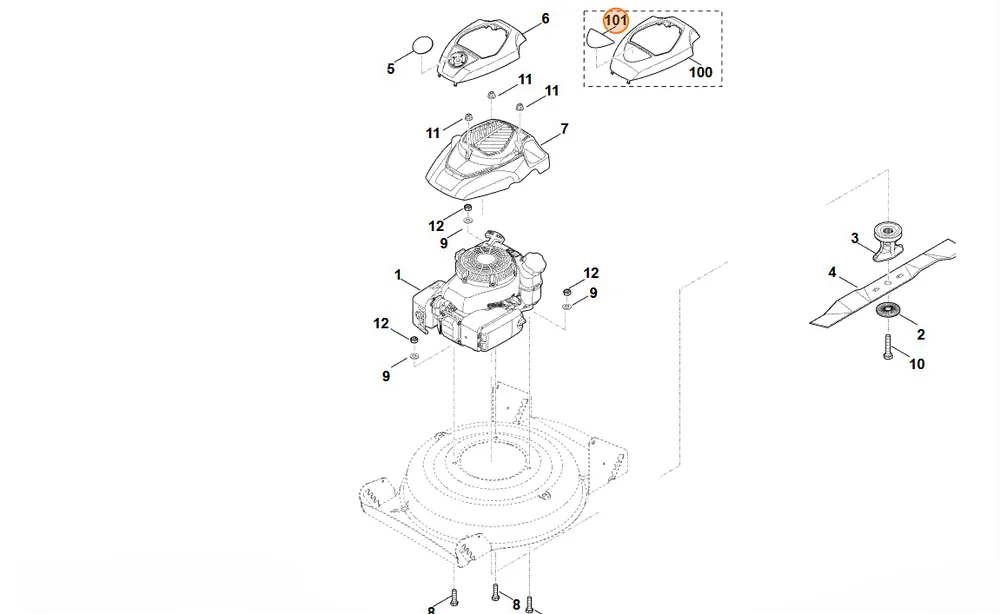 STIHL Tabliczka znamionowa RM 2 RC 6357 967 1510 | Okazja cenowa